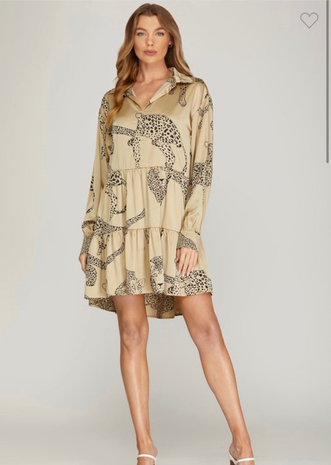 Cheetah pocket dress  look